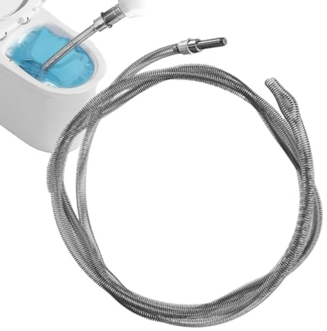 Destapa Cañerías Muelle | Desatascador de Cañerías - Recogeobjetos Flexible Multiusos para Fregadero y Baño del Hogar