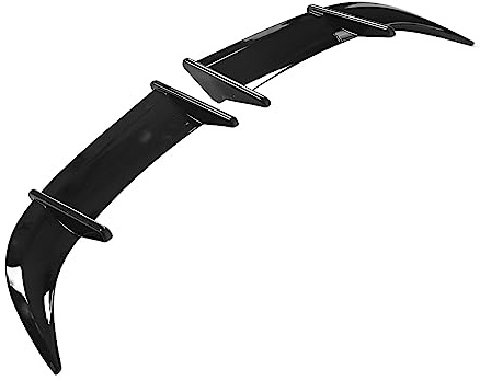 Spoiler, Heckspoiler, ABS mit Klebstern Auto Außenzubehör Aleron Deportivo para Auto für Autokoffer für MK6-Modelle(glänzend schwarz)