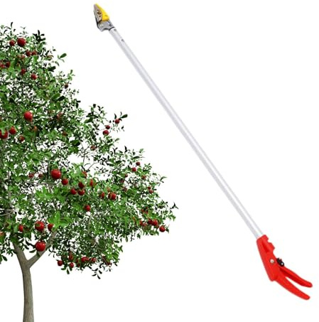 Yurosuis Podadoras De Pértiga Para Poda De Árboles,Cortador De Poda De Jardinería Resistente A La Oxidación | Podadora De Alcance Extendido | para Cosechar Frutas, Podar Ramas, Arbustos, Matas,