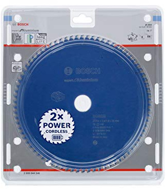 Bosch Accessories Professional Kreissägeblatt Expert for Aluminium (Aluminium, 254 x 30 x 2,4 mm, 78 Zähne, Zubehör Akku Kreissäge)