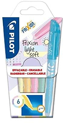 Pilot Frixion, evidenziatore pastello cancellabile leggero morbido