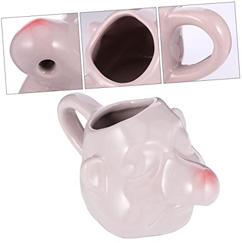 TOPBATHY Egg White Separator Ceramic Divider Yolk Extractor Funny Kitchen Cooking Gadget for Separating Egg Yolks and Whites Creative Handheld Separator Tool for Baking and Cooking