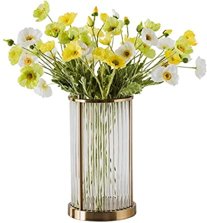 GaRcan Künstliche Blumen, Seidenblumen, wunderschön, künstliche Blumen, Brautstrauß, Hochzeitsstrauß, Zuhause, Büro, Party, Vasen-Set, Dekoration, Arrangement, künstliche Blumen