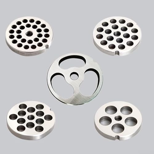 ReachMall Placa de Picadora de Carne de Acero Inoxidable, Tamaño 69mm, para Cocina (3 Agujeros) ReachMall Placa de Picadora de Carne de Acero Inoxidable, Tamaño 69mm, para Cocina (3 Agujeros)