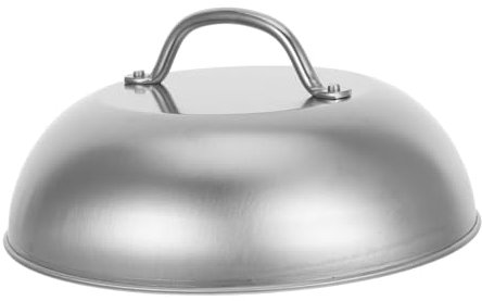 Tapa de Acero Inoxidable para Parrilla Redonda de 9 Pulgadas