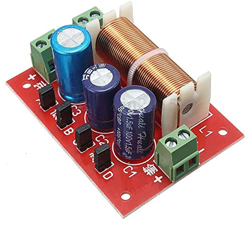 Aboiled 400 W Filtre de haut-parleur 2 voies haut bas 4-16 ohms Séparateur de fréquence pour haut-parleur