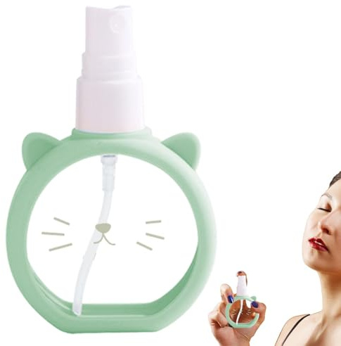 Bottiglie spray – Bottiglie spray fine – 55 ml Cartoon Small Spéay Bottiglia ricaricabile | Mini spray Botțles | Design a prova di perdite con coperchio protettivo per oli e toner