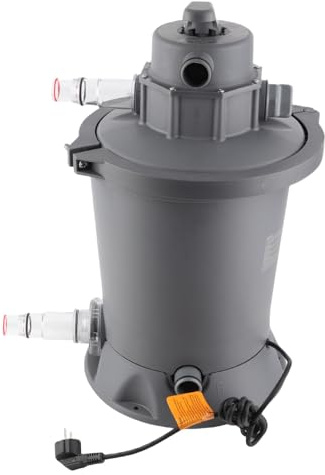 Pompa con Filtro a Sabbia da 800 Galloni Potente Ed Efficiente di Filtraggio dell'Acqua per Piscine da 1100 L a 18100 L Materiale PVC ABS Portata 60 W 3028 L/h