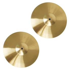 mophrati Platillo Crash para batería versátil que ofrece opciones de sonido únicas Conjuntos de percusión diseñados para todos los niveles Platillo Crash Ride Accesorio percusión para bombo metal