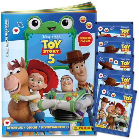 Toy Story 5 Sticker Collection - Starter Pack Panini [Album + 5 Bustine]