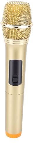 Cocoarm Microfono Wireless Dinamico Portatile, Microfono Dinamico per Voce con Ricevitore USB per Karaoke, Performance su Palco Ed Eventi All’aperto