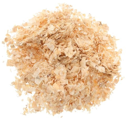 MAGICLULU Litière pour Hamsters en Copeaux de Bois Absorbant Odeurs, 500g, Couleur Kaki, pour Nids et Creusage Naturel