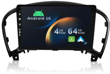 YUNTX 【2+64G】 Android 15 Autoradio Passt für Nissan Juke 2010-2014 YF15 Infiniti ESQ (2011-2017) - GPS 2 Din - mit Kamera-Carplay/Android Auto/Lenkradsteuerung/Bluetooth/Mirrorlink/USB