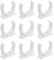 100 abrazaderas de PVC para tubería de agua, clips para manguera de soporte PEX, accesorios de gancho en U, color, 25 mm