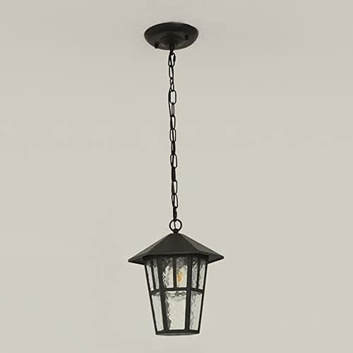 WLBHWL Lustre Étanche Extérieur Hexagonal Simple Cour Villa Pendentif Lumière Jardin Raisin Treillis Lampe Suspendue Pavillon Balcon Droplight Hauteur Réglable Luminaires