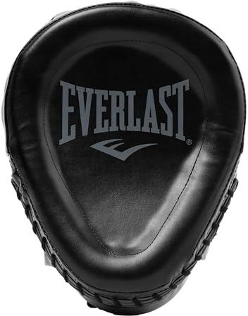 Everlast Unisex Erwachsene Boxpratzen Powerlock Focus Mitts Protection Gear Mitts, Schwarz, Einheitsgröße