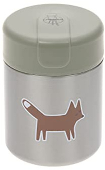 LÄSSIG Boîte de conservation isotherme pour bébé et enfant en acier inoxydable 315 ml/Food Jar Little Forest Fox