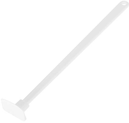 Raspador de Tarro Largo, Espátulas de Silicona Herramienta de Mezcla para Hornear de Cocina Antiadherente para Raspar con Pala