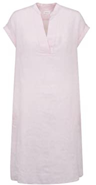 Seidensticker Damen Blusenkleid Midi - Blusenkleid - Leinenkleid - Regular Fit – Kurzarm – V-Ausschnitt - 100% Leinen