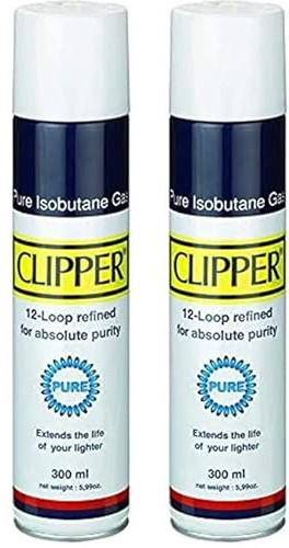 Clipper Gas White Pure 300ml + GRATIS Crystal Balls (2X 300ml)