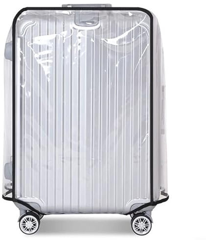 EpheyFIF Kofferhülle Transparent PVC Reisegepäck Wasserdicht Kofferhülle Waschbare Tasche Gegen Schmutz Und Kratzer Waschbar