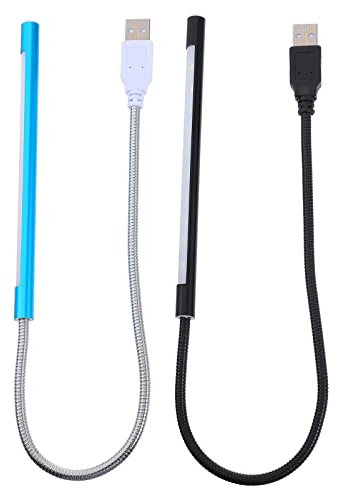 HEMOTON 6 Stk LED Lichter dimmbare Leselampe Tragbare Tastaturlampe portable light dimmbare lampe USB-Schwanenhalslicht bett leselicht stufenlos dimmen Computerbeleuchtung Laptop Licht Abs