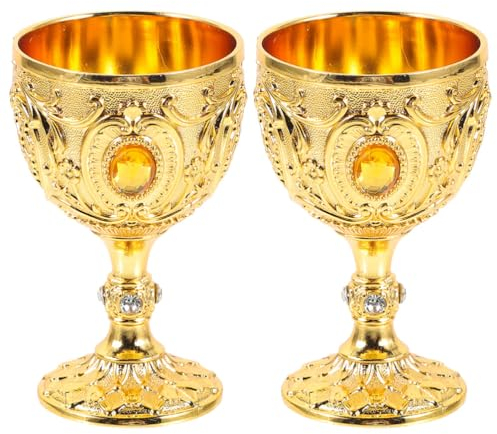 Retro Schnapsbecher 30ml, 2 Stück aus Aluminiumlegierung für Zuhause