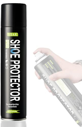 YIAE Skoskyddsspray 400 ml – vattenavvisande och fläckfri – snabbtorkande för läderskor, sneakers och textilier – lätt att använda