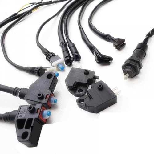 Bremslichtschalter-Baugruppe hinten vorne Kompatibel mit Elektroroller, Moped, Motorrad, Motorrad, ATV, kompatibel mit ähnlichen Modellen(Drum Brake Switch)
