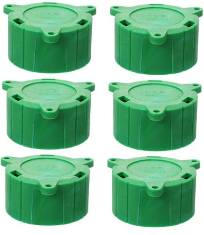 6pcs Plug Cover Electric Vehicle Trailer Plug Cover Accessories Bento Belt Caster Wheels Electric Heating Actuator Highlighter Control Valve Bracket Trailer Green Plastic