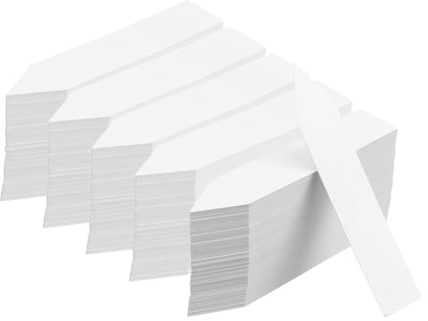 1500 Pcs 4 Inch Plastic Plant Nursery Garden Labels Waterproof Pot Markers Garden Stake Tags, White