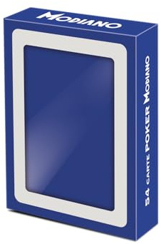 Modiano 301306 Carte Burraco F/N, Blu