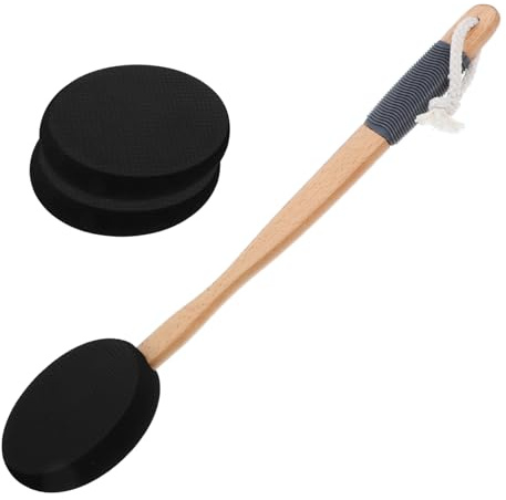 VICASKY Applicatore Lozione Per Schiena Spazzola Portatile Per Lozione Testine Ricambio Design Antiscivolo Per d e Stabile
