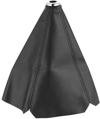 Xibao Funda De Cuero Para Palanca De Cambios Manual De Automóvil,Funda para Palanca de Cambios,Apto para la Mayoría de las Modificaciones de Vehículos con Transmisión Manual y Automática (Negro)