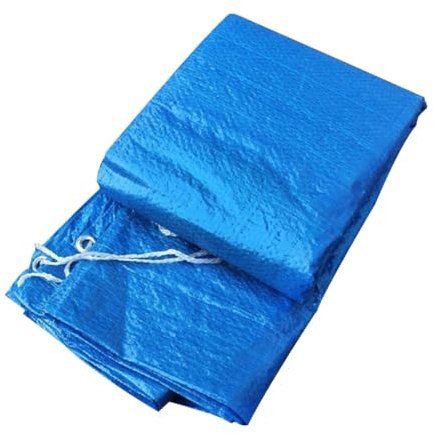ARTIBETTER Funda para Piscina Desmontable PE Cubierta Antilluvia y Antihumedad Tapete Antideslizante para Piscina Inflable Estructura Azul