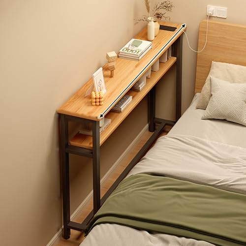Height Table Bar Table,Long Table Against the Wall for Home,Bar Height Table Long Narrow Bar Table,Long Dining Table Kitchen Table,for Narrow Space Living Room Kitchen Island Bar Table,No Stool