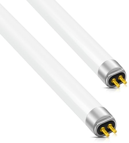 T4 12W Fluorescent Tube Lamps 419mm, 3500K Cool White CFL Bulbs, G5 2 Pin Base High Efficiency Lamps for Strip Lights, Energy Saving Consumption Tubes Light, Suitable for Kitchen, Bathroom,12w