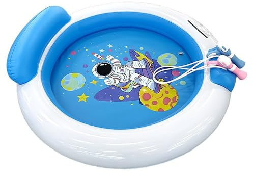 Fitencexu babypool lekbox pool, vattenpistol för barn, 130 x 20 cm, blandade färger baby simring 2026