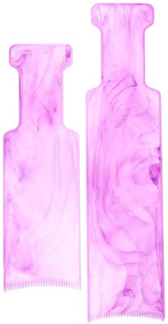 Gatuida Tablero para Teñir el Cabello 2 Piezas Patrón Mármol, Juego de Herramientas de Peluquería Tamaño Grande y Mediano, Herramienta para Coloración y Reflejos, Suministro Esencial