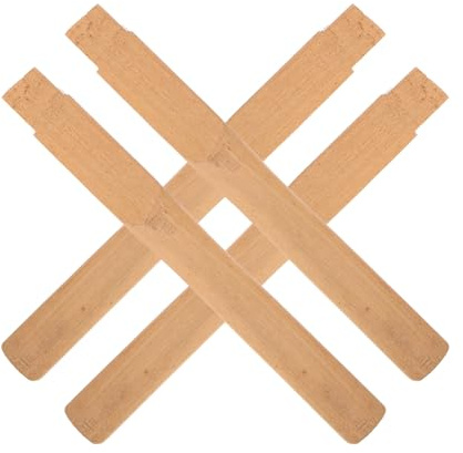JOINPAYA Manche de Hache en Bois 31,7 Cm Lot de 4, Poignée de Remplacement Antidérapante pour Hache de Camp et Jardinage, Accessoire pour Outil à Main, Manche Robuste pour Travaux de Coupe