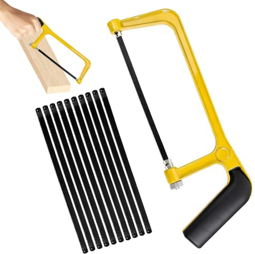 Compact Junior Hacksaw Set with Mitre Block for Metal & PVC Cutting