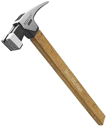 BOOSDEN Martillo Carpintero,425g,Martillo de Clavado con Soporte Magnético para Reparaciones en el Hogar, Bricolaje, Carpintería