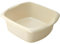 AMK® Addis Rectangular Washing Up Bowl 9.5 Litre Linen Durable Plastic Kitchen Sink Basin Dish Pan Large Capacity Space Saving
