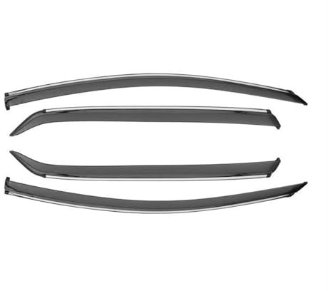 DZSQOMHGD Windabweiser Für VW Für Golf 7 Für MK7 Für MK7.5 2013-2020 Autozubehör Regenschutz Wetterschild Windabweiser Türfenstervisier Windabweiser Seitenfenster