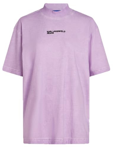 KARL LAGERFELD JEANS Mujer Relax Washed T-Shirt Lavanda S