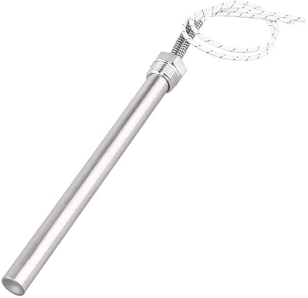 Calentador de cartucho de CC, calentador tubular eléctrico de 1,27 cm, elemento de calentamiento de agua de inmersión de 24 V-72 V, SUS304 de 500 W-1000 W (24 V, 800 W)