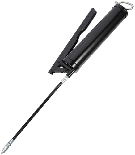 CORHAD Pompe à Graisse à Levier 400 ML Noir Acier Inoxydable 12000 Psi