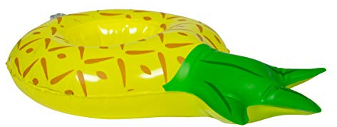 Folat 20286 Aufblasbarer Getränkehalter Ananas Gelb