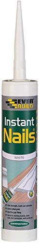 PACK of 3 Everbuild Instant Nails High Strength Quick Grab Panel Adhesive 290ml