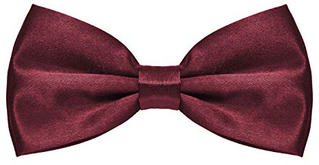 MASADA Herren Fliege glänzend und stufenlos verstellbar, handgefertigt mit Hakenverschluss - 12 x 6 cm 100% Polyester